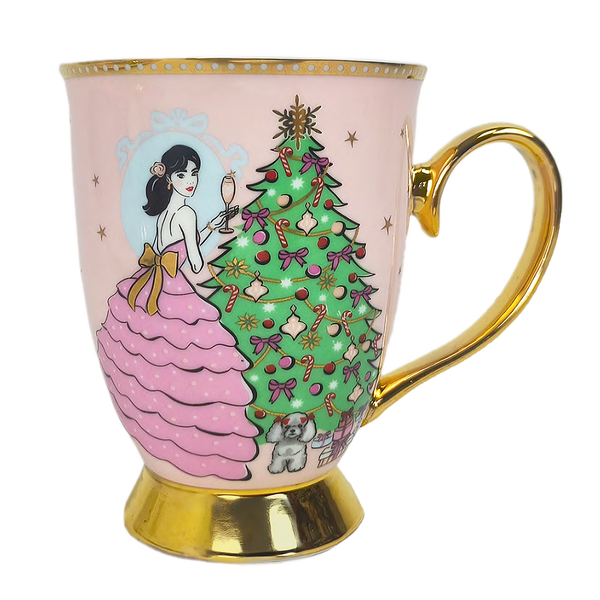 A Sparkling Christmas Mug  - Pink