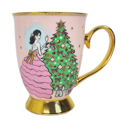 A Sparkling Christmas Mug  - Pink