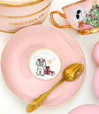 A Sparkling Christmas Teacup & Saucer Set
