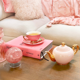 Teacup & Saucer Candy Pink