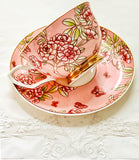 Teacup & Saucer Enchanted Butterfly