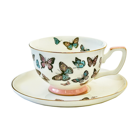 Papillon Teacup & Saucer