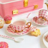 Petite Tea Set Houndstooth