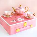 Petite Tea Set Houndstooth