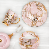 Teacup & Saucer Rose Quartz