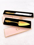 Vintage Cake Knife Gold