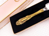 Vintage Cake Knife Gold