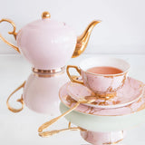 Teacup & Saucer Rose Quartz