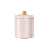 Blush Stripe Candle - Strawberry Champagne