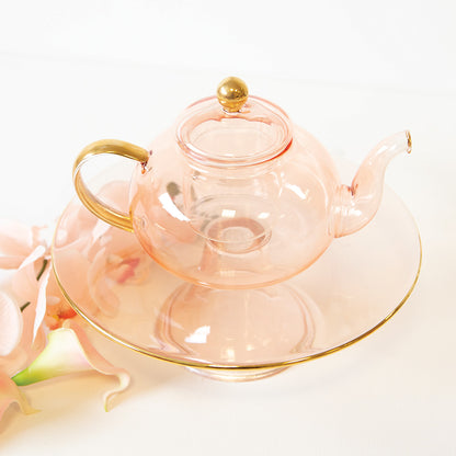 Teapot Rose Glass