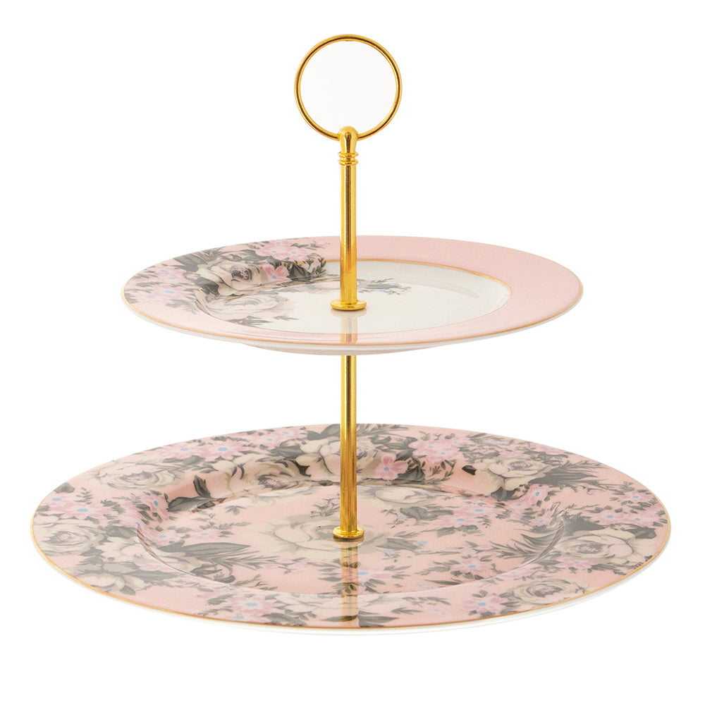 Belle de Fleur 2 Tier Cake Stand Belle de Fleur 2 Tier Cake Stand