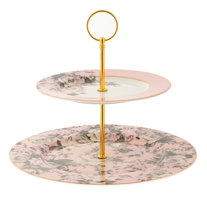 Belle De Fleur 2 Tier Cake Stand