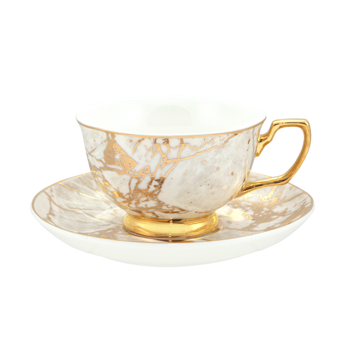 Teacup & Saucer White Celestite