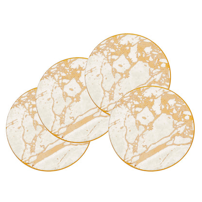 White Celestite Set of 4 Drink Coasters