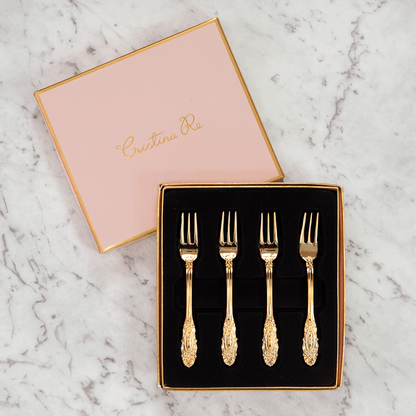 Vintage Cake Fork Set of 4