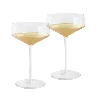 Coupe Estelle Gold Set of 2