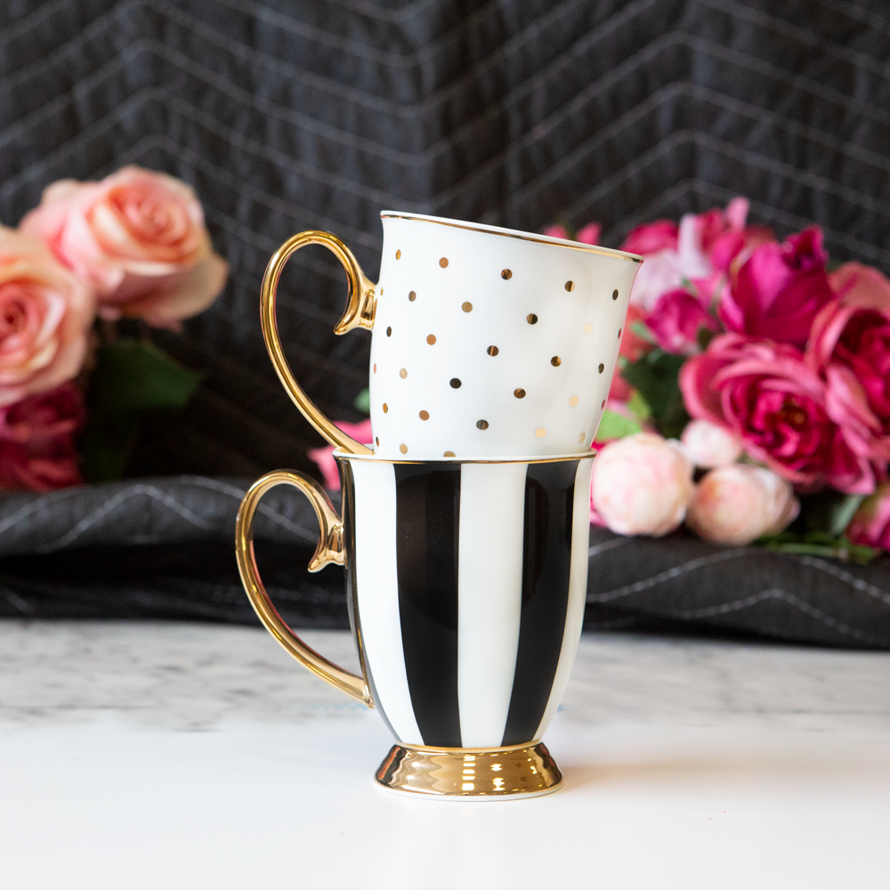 Mug Polka Gold