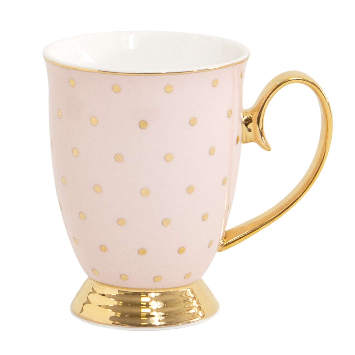 Mug Polka Gold Blush