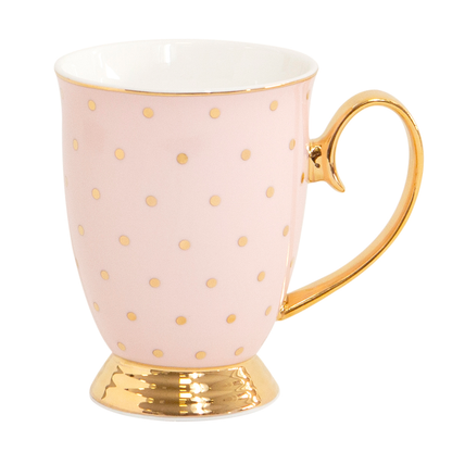 Mug Polka Gold Blush